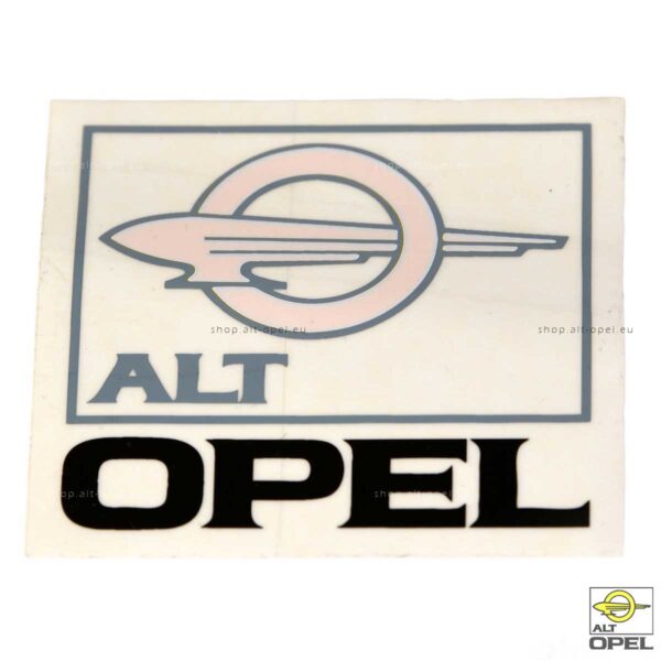Shop der ALT-Opel IG | Alt Opel-Logo Aufkleber | shop.alt-opel.eu