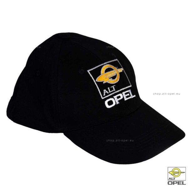 Shop der ALT-Opel IG | Kappe schwarz mit eingesticktem Logo | shop.alt-opel.eu
