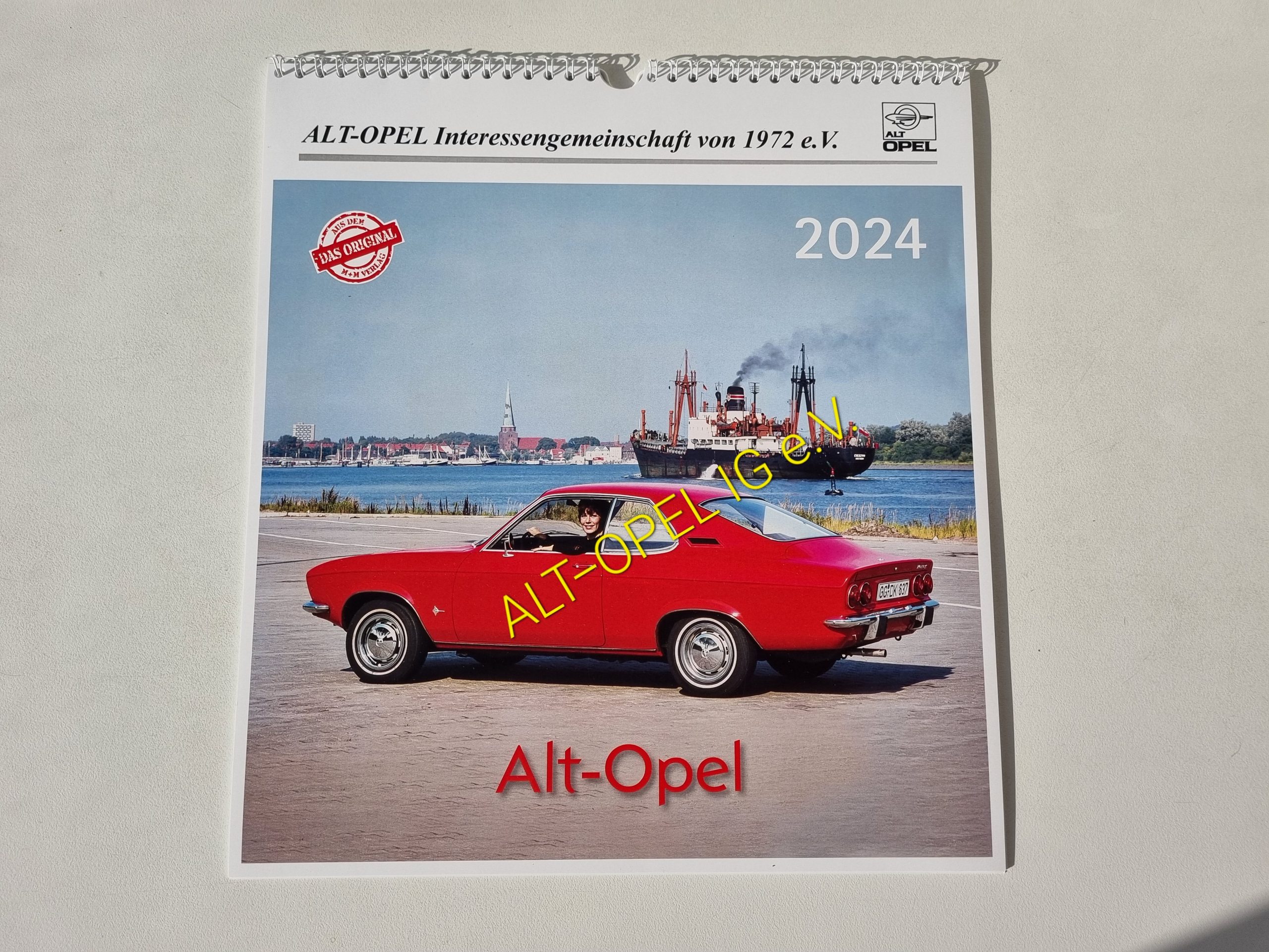 Opel-Klassiker-Farbkalender 2024 / plus ein Veteranen Kalender gratis 